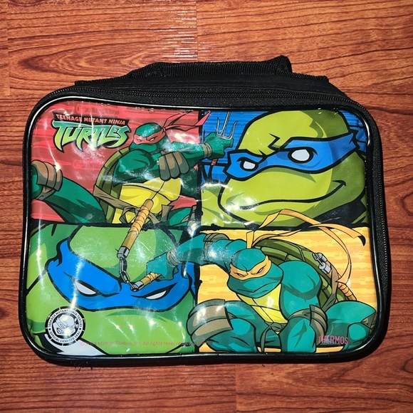 Vintage Teenage Mutant Ninja Turtles Insulated Lunch Box - Picture 1 of 3